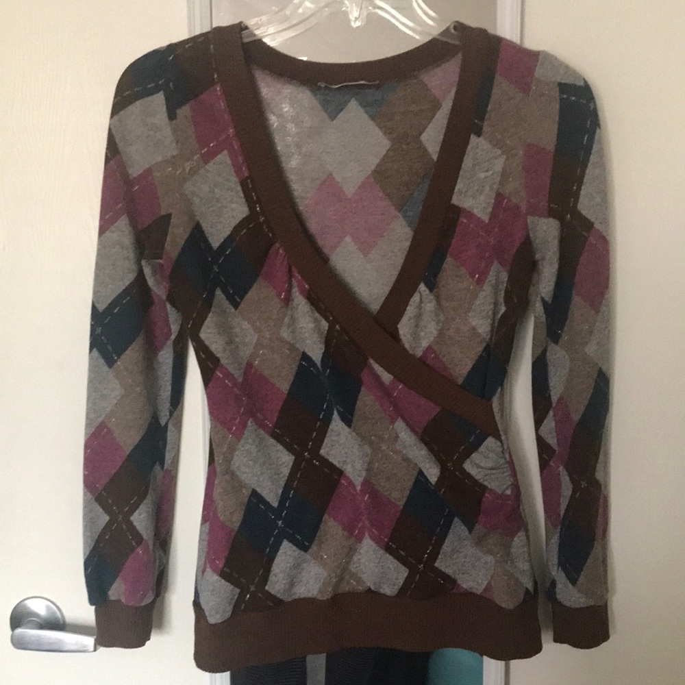 Charlotte Russe criss cross sweater